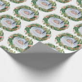 Foto Weihnachtsfeiertag Geschenkpapier (Ecke)