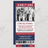 Foto-Weihnachtsfeiertags-Party-Karten-Einladungen Einladung (Vorne/Hinten)