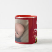 Foto Weihnachtsgeschenk für Oma Coffee Cup Tasse (Zentrum)
