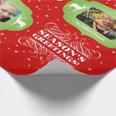 Foto-Weihnachtsgeschenk-Verpackungen Geschenkpapier (Ecke)