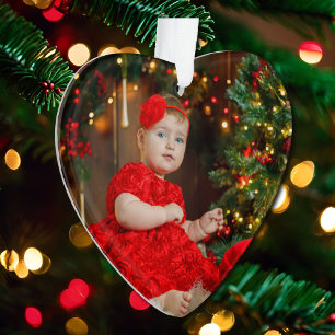 Foto Weihnachtsgeschenke Ornament w Jahr oder Text