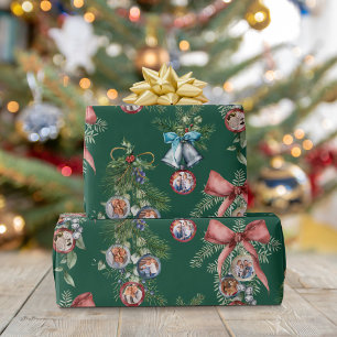 Foto Weihnachtsgrün Geschenkpapier