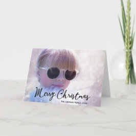 Foto Weihnachtsgrüßen Feiertagskarte