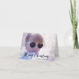 Foto Weihnachtsgrüßen Feiertagskarte