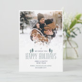 Foto Weihnachtsgrußkarte (Stehend Vorderseite)