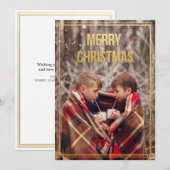 Foto Weihnachtsgrußkarte (Vorne/Hinten)