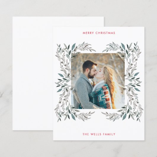 Foto Weihnachtskarte (Vorne/Hinten)