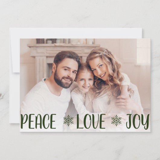 Foto Weihnachtskarte (Vorderseite)