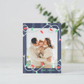 Foto Weihnachtskarte Ankündigungspostkarte (Stehend Vorderseite)