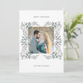 Foto Weihnachtskarte Einladung (Stehend Vorderseite)