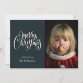 Foto Weihnachtskarte Einladung (Vorderseite)