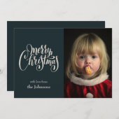 Foto Weihnachtskarte Einladung (Vorne/Hinten)