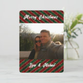 Foto-Weihnachtskarte Einladung (Stehend Vorderseite)