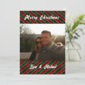 Foto-Weihnachtskarte Einladung (Stehend Vorderseite)