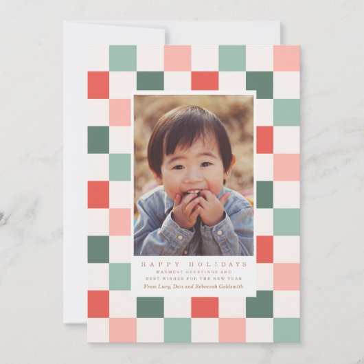 Foto-Weihnachtskarte Feiertagskarte (Vorderseite)