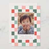 Foto-Weihnachtskarte Feiertagskarte (Vorne/Hinten)