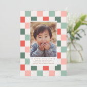 Foto-Weihnachtskarte Feiertagskarte (Stehend Vorderseite)