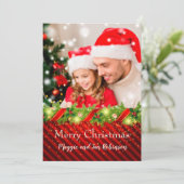 Foto Weihnachtskarte Feiertagskarte (Stehend Vorderseite)