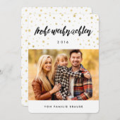 Foto Weihnachtskarte Feiertagskarte (Vorne/Hinten)