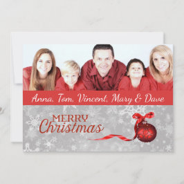 Foto Weihnachtskarte Feiertagskarte