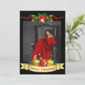 Foto Weihnachtskarte Feiertagskarte (Stehend Vorderseite)