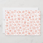 Foto Weihnachtskarte im Hintergrund Einladung (Rückseite)