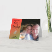 Foto Weihnachtskarte Karte (Vorderseite)