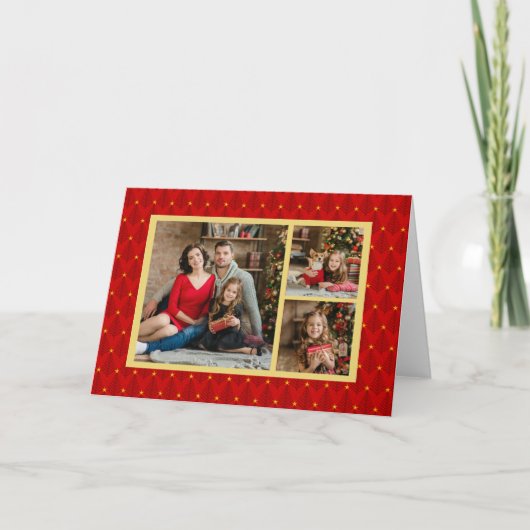 Foto Weihnachtskarte Karte (Vorderseite)