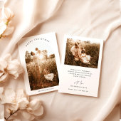 Foto Weihnachtskarte | Modern Holiday Foto Card Einladung