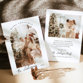 Foto Weihnachtskarte | Modern Holiday Foto Card Einladung
