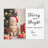 Foto Weihnachtskarte - Personalisierter Urlaub Feiertagspostkarte (Vorderseite)