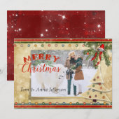Foto Weihnachtskarte Save The Date (Vorne/Hinten)
