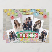 Foto Weihnachtskarten für die ganze Familie Einladung (Vorne/Hinten)