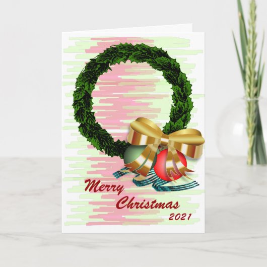 Foto Weihnachtskartentafel Feiertagskarte (Vorderseite)