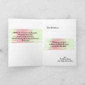 Foto Weihnachtskartentafel Feiertagskarte (Innenseite)