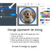 Foto Weihnachtsmann für Hunde Lover Mama Thermosbecher