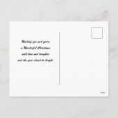 Foto Weihnachtsmann Postkarte (Rückseite)