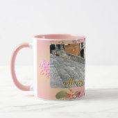 Foto-Weihnachtsmann Rosa Tasse (Links)