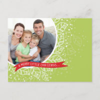 FOTO-WEIHNACHTSpostkarte:: Winterlaub 2