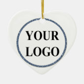 Foto Weihnachtsschmuck ADD LOGO Einfach Verlobt (Vorne)