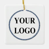 Foto Weihnachtsschmuck ADD LOGO Einfach Verlobt (Vorderseite)