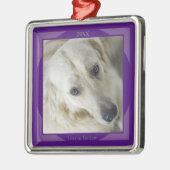 Foto Weihnachtsschmuck im Lila (Links)