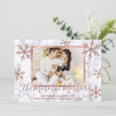 Foto Weihnachtsschwangerschaft Ankündigung (Stehend Vorderseite)