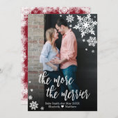 Foto Weihnachtsschwangerschaft Einladung (Vorne/Hinten)