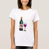 Foto Wein T - Shirt (Vorderseite)