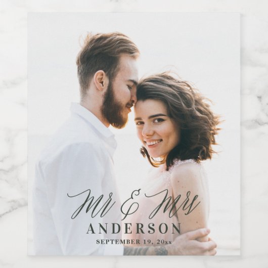 Foto Weinetikett (Einzelnes Label)