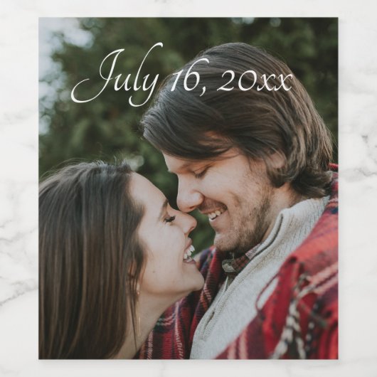 Foto Weinetikett (Einzelnes Label)