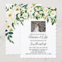 Foto Weiße Aquarellfarben Blume Feiern des Lebens