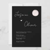 Foto-Weißwachs-Siegel-Monogramm-Hochzeit Einladung (Vorderseite)