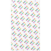 Foto-Werbeaktion für kundenspezifische Logos Tischdecke (Vorderseite)